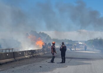Explota pipa en Carretera Federal Victoria – Monterrey