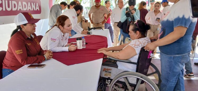 En Nuevo Laredo: Encabeza Carmen Lilia Canturosas “Presidencia Cerca de Ti” con resultados positivos en la colonia Nueva Victoria