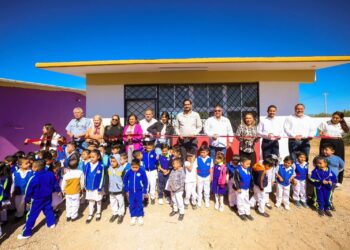 Inauguró Carlos Peña Ortiz Aula Escolar en kinder del fraccionamiento Ventura