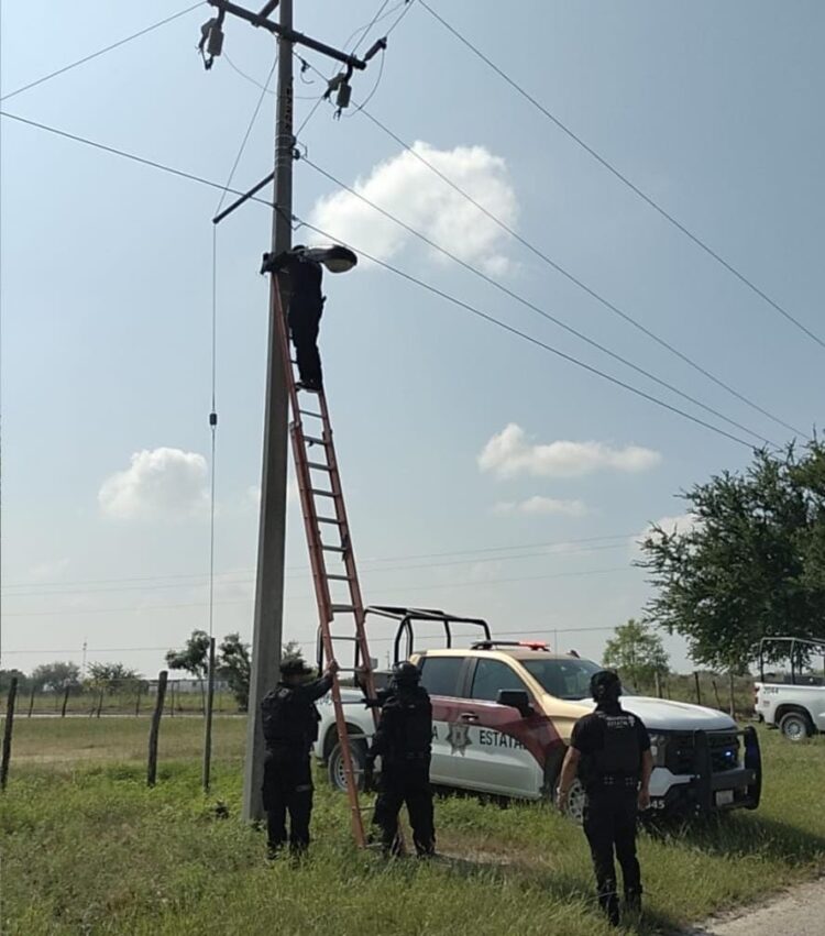 En Abasolo: Guardia Estatal asegura cámara de seguridad