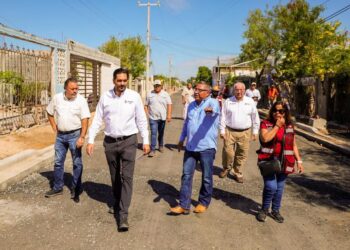 Avanza pavimentación hidráulica del Plan de Obra Pública Más Grande en la Historia de Reynosa