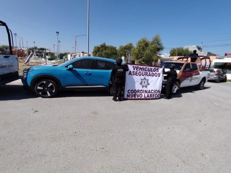 En Nuevo Laredo: Guardia Estatal recupera vehículo con reporte de robo