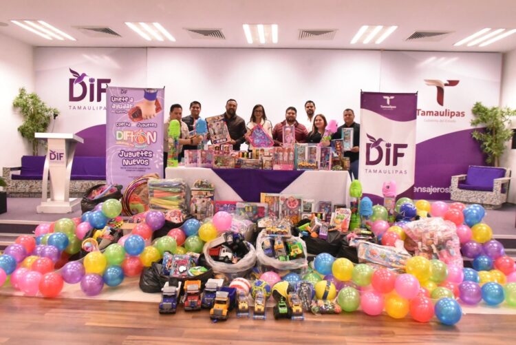 Se suma Secretaría de Turismo al DIFTON 2025 “Juguetes por montón” en apoyo a niñez tamaulipeca