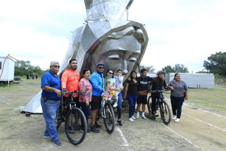 Antes de su inauguración, se incrementan visitas a la Virgen monumental de El Chorrito
