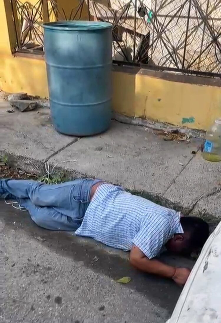 En Matamoros: Lo detienen y amarran como puerco por manosear a dama