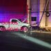 En Reynosa: Conductor impacta su camioneta contra poste, abandona la unidad y huye