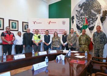 En Ciudad Victoria: Preside Lalo Gattás sesión del Consejo Municipal de Protección Civil