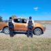 El Mante: Abandonan camioneta robada a Guanajuatenses; Tránsito Estatal la recupera
