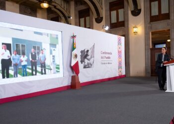Desde la mañanera, Claudia Sheinbaum encabeza entrega de viviendas en Tamaulipas