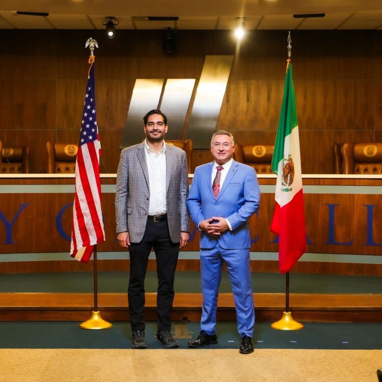 Confirmaron hermandad Alcaldes de Reynosa y McAllen, Carlos Peña Ortiz y Javier Villalobos