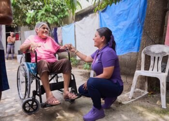 Casa por casa, lleva DIF Tamaulipas apoyo y bienestar a familias de la zona conurbada