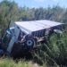 Vuelca tractocamión en la Carretera San Fernando-Reynosa; Guardia Estatal auxilia