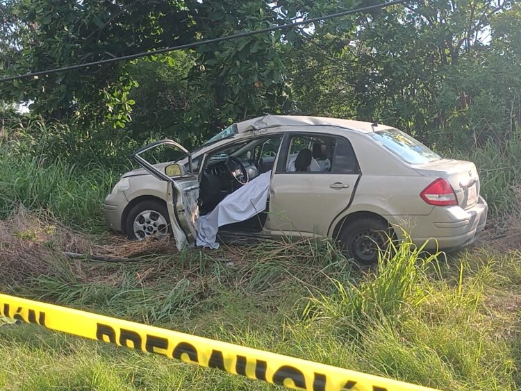 Gómez Farías: Muere mujer tras accidente automovilístico en Carretera Federal 85; Guardia Estatal Auxilia