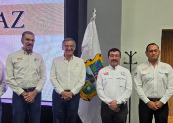 Rector de la UAT presenta avances del Atlas de Riesgos ante el gobernador en la Mesa de Paz