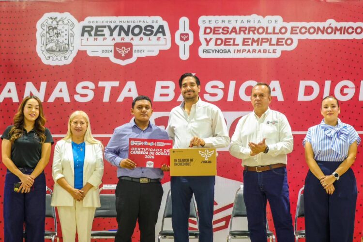 Entregó Alcalde Carlos Peña Ortiz herramientas del Programa “Canasta Básica Digital 2026”