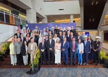 Celebraron Presidente de Reynosa y Mayores de McAllen e Hidalgo, Centenario del Puente Internacional