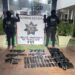 Camioneta cargada de armas y cartuchos es asegurada por Guardia Estatal; la abandonaron en Reynosa