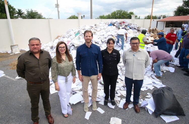 Convertirá Gobierno de Tamaulipas residuos de papel en apoyo para la educación