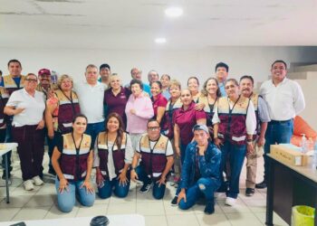 Supervisa SEBIEN entrega de apoyos alimentarios