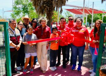 Reinaugura Sebien Parque de Bienestar en sector Pajaritos en Ciudad Victoria