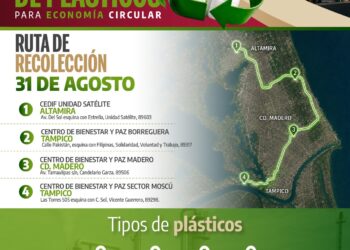 Realizará SEDENER campaña de recolección de plásticos para fortalecer la economía circular en Tamaulipas