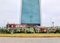 Activan en Torre Bicentenario protocolos de prevención y respuesta de emergencia como parte del Simulacro Nacional 2026