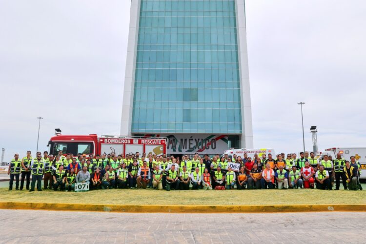 Activan en Torre Bicentenario protocolos de prevención y respuesta de emergencia como parte del Simulacro Nacional 2026
