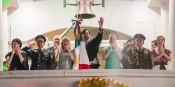 Ante más de 20 Mil asistentes el Alcalde Carlos Peña Ortiz presidió la ceremonia del Grito de Independencia en Reynosa