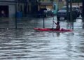 Calles de Matamoros bajo el agua por lluvias; Guardia Estatal implementa “Plan Tamaulipas”
